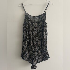 Elephant Printed Romper